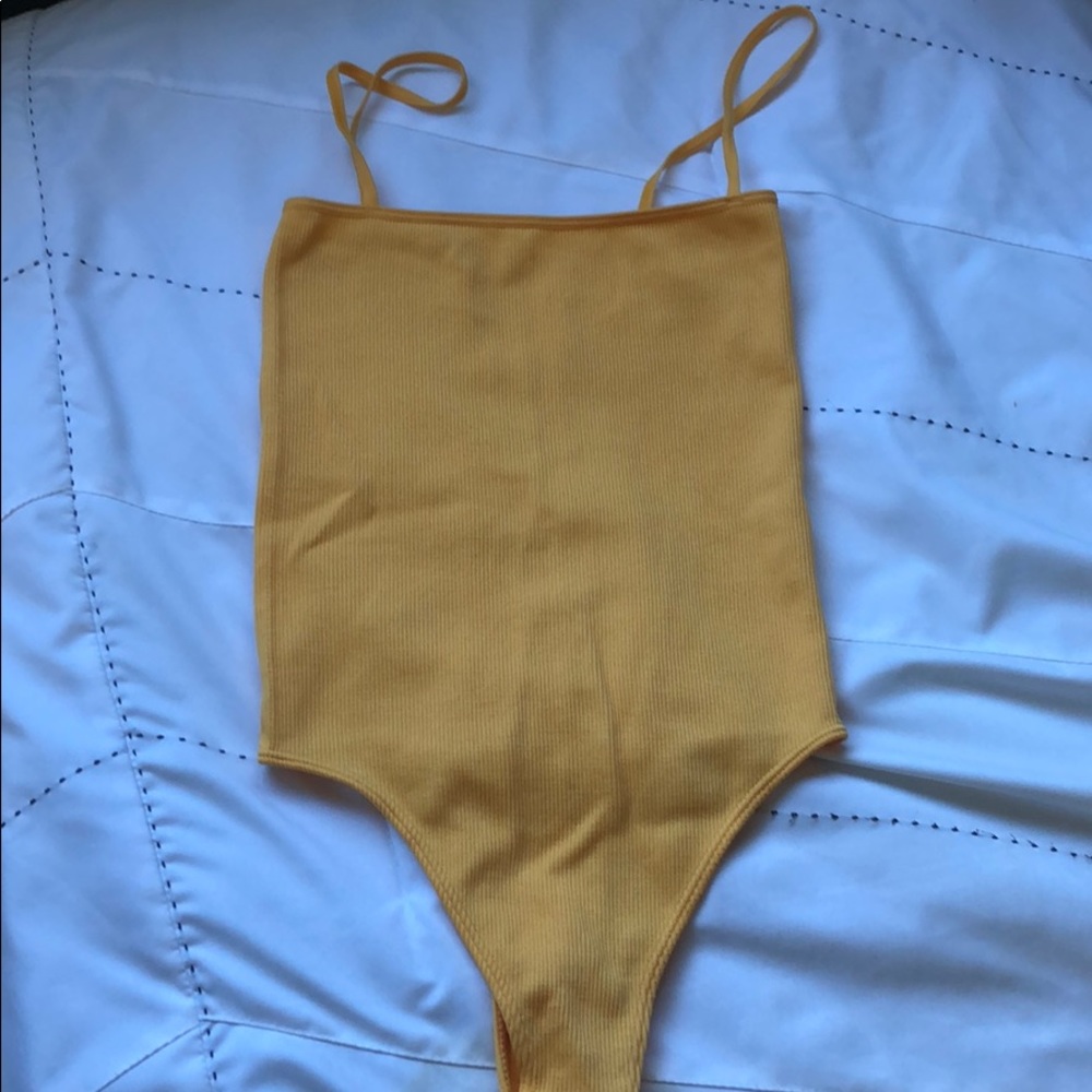 NWOT pacsun orange bodysuit